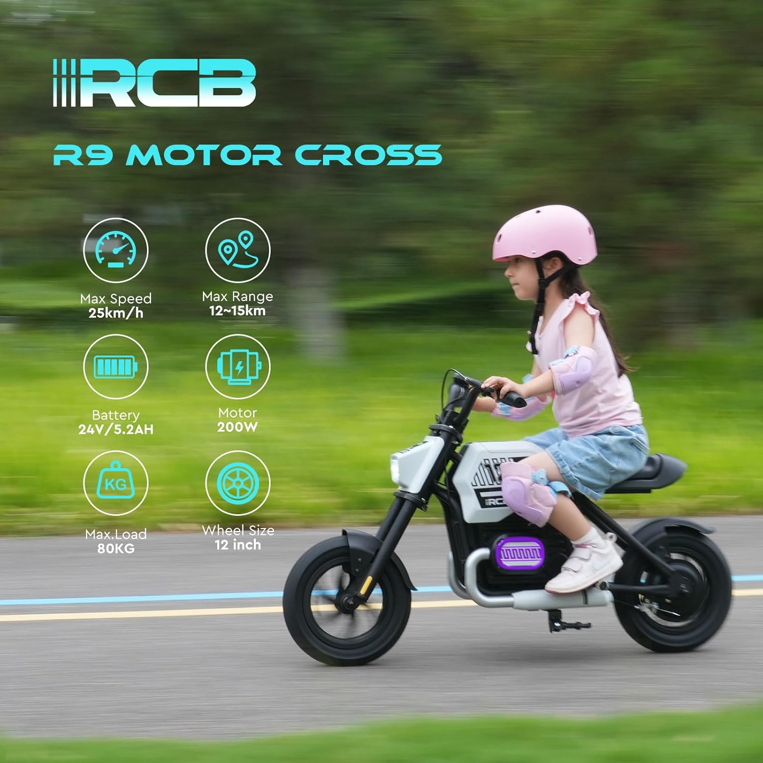Thumbnail 1 de RCB R9 Moto Eléctrica Niños 200W 25 km/h