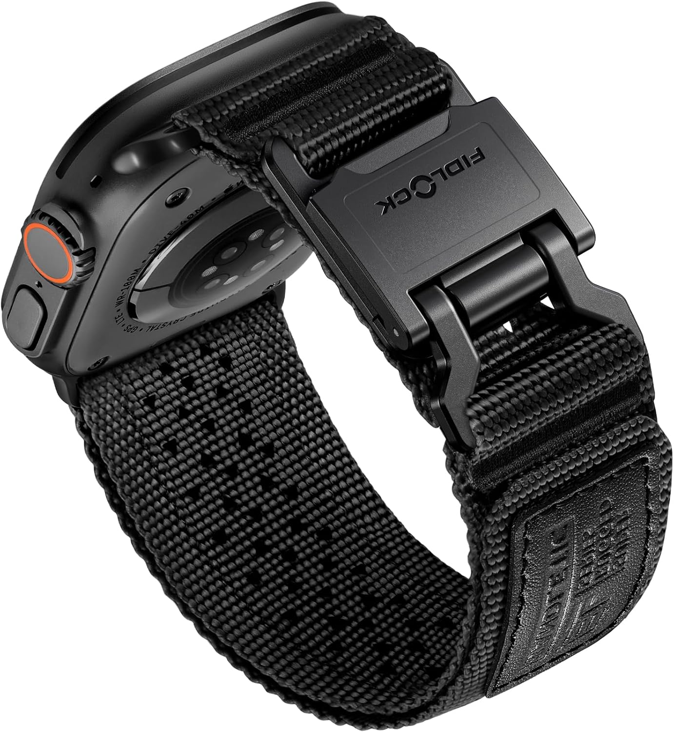 Detalle de Bandletic Nylon Watch Strap with FIDLOCK Magnetic Buckle for Apple Watch Ultra 2/Ultra 49mm