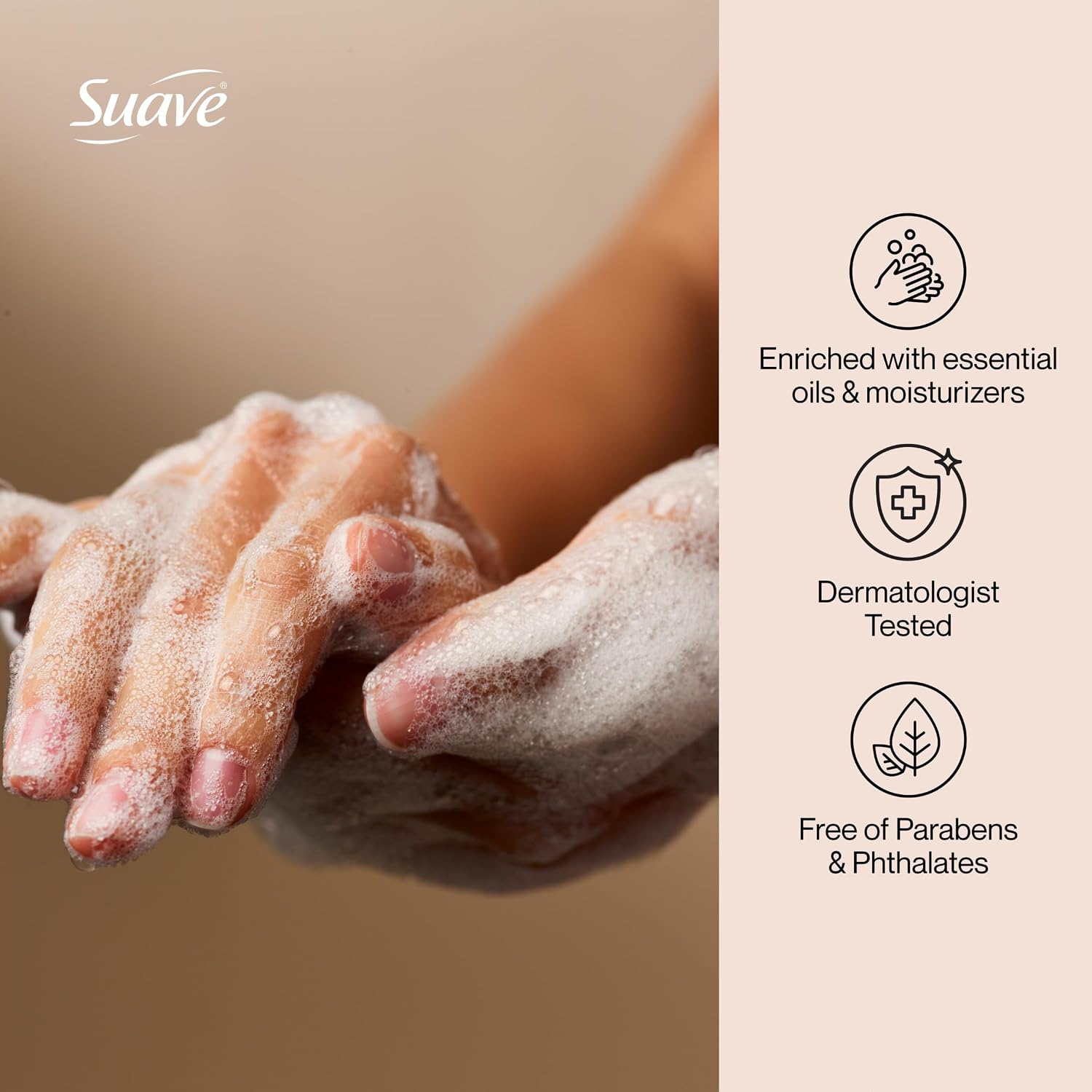 Detalle 2 de Suave Moisturizing Honey & Vanilla Hand Wash, 1 Gallon, with Essential Oils