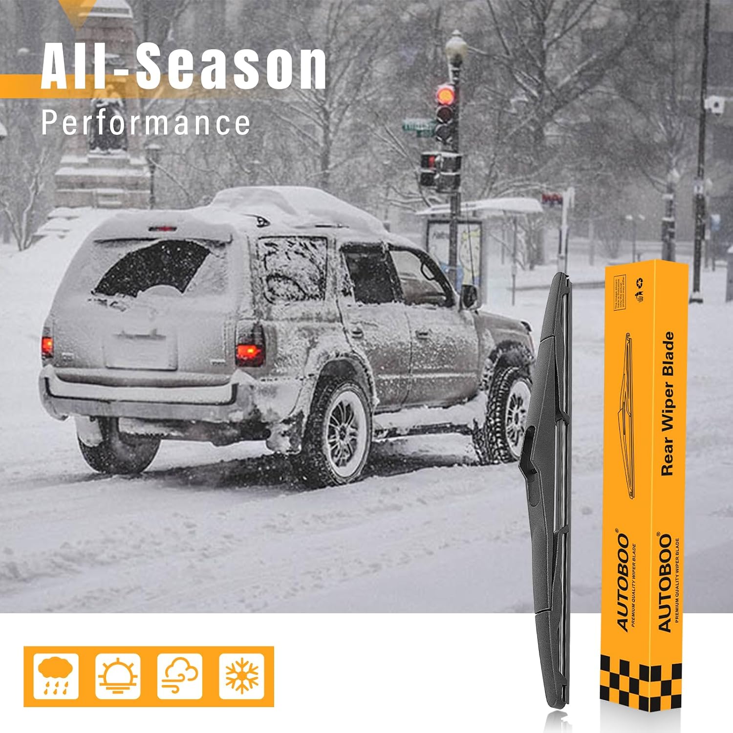 Thumbnail 4 de AUTOBOO Rear Wiper Blade Replacement for Jeep Wrangler 2007-2017 JK (13 inch) — OEM Factory Replacement