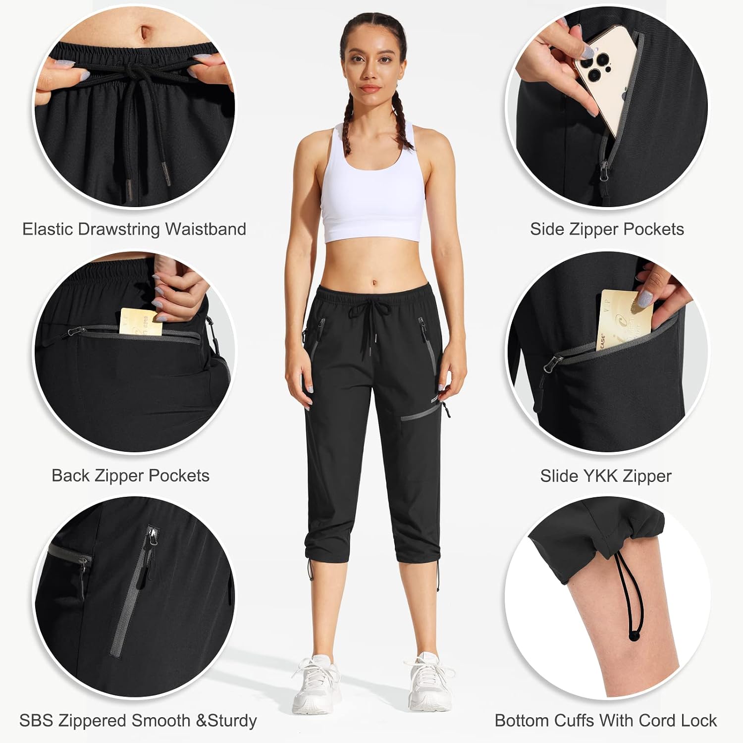 Detalle 2 de MOCOLY Damen Wanderhose UPF 50