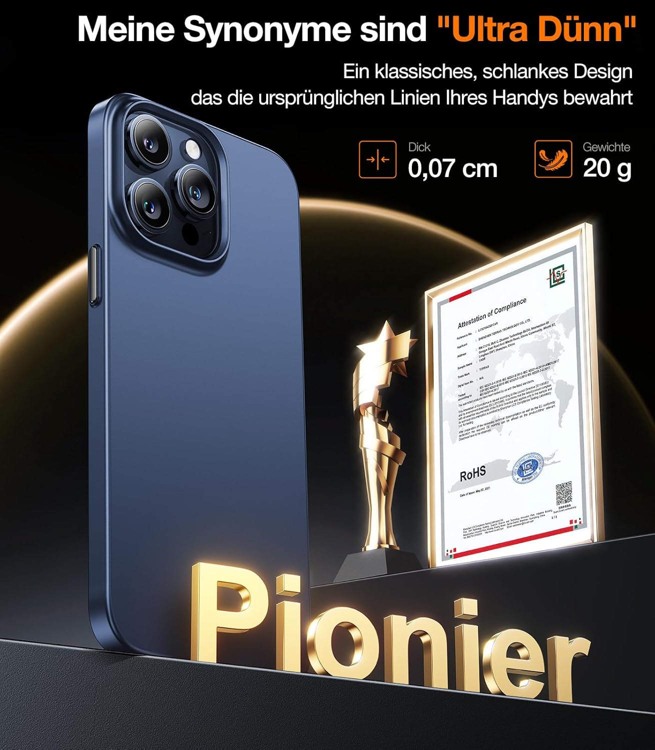 Thumbnail 6 de TORRAS Ultra Dünn Hülle iPhone 15 Pro MagSafe