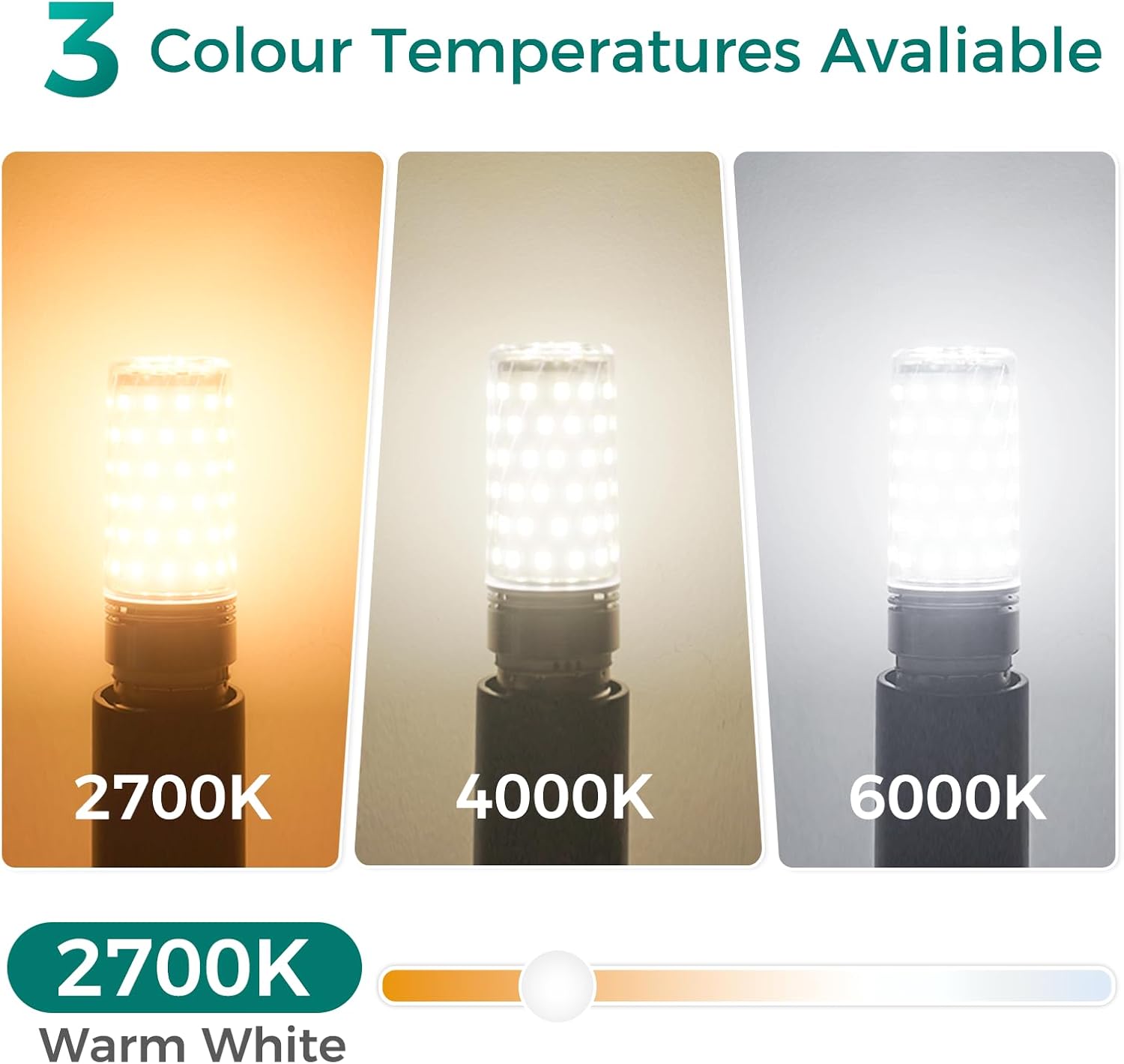 Detalle 1 de DiCUNO E27 LED bulb 10W, warm white
