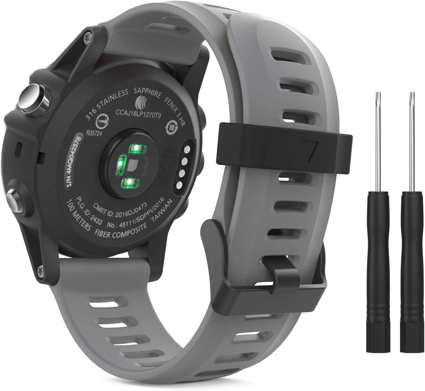 Detalle de MoKo Watch Strap for Garmin Fenix 3 145–210mm