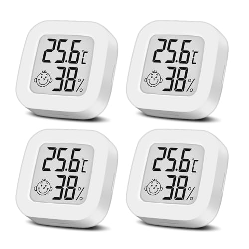Detalle de Wvoillty thermomètres d’intérieur, lot de 4