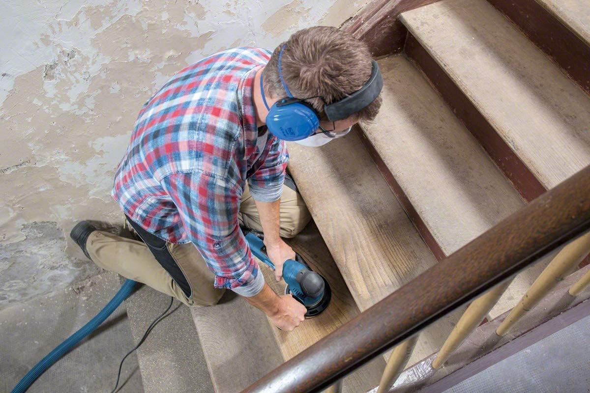 Thumbnail 2 de Bosch Professional GET 75-150 150 mm orbital sander (750 W) with multi-hole dust extraction