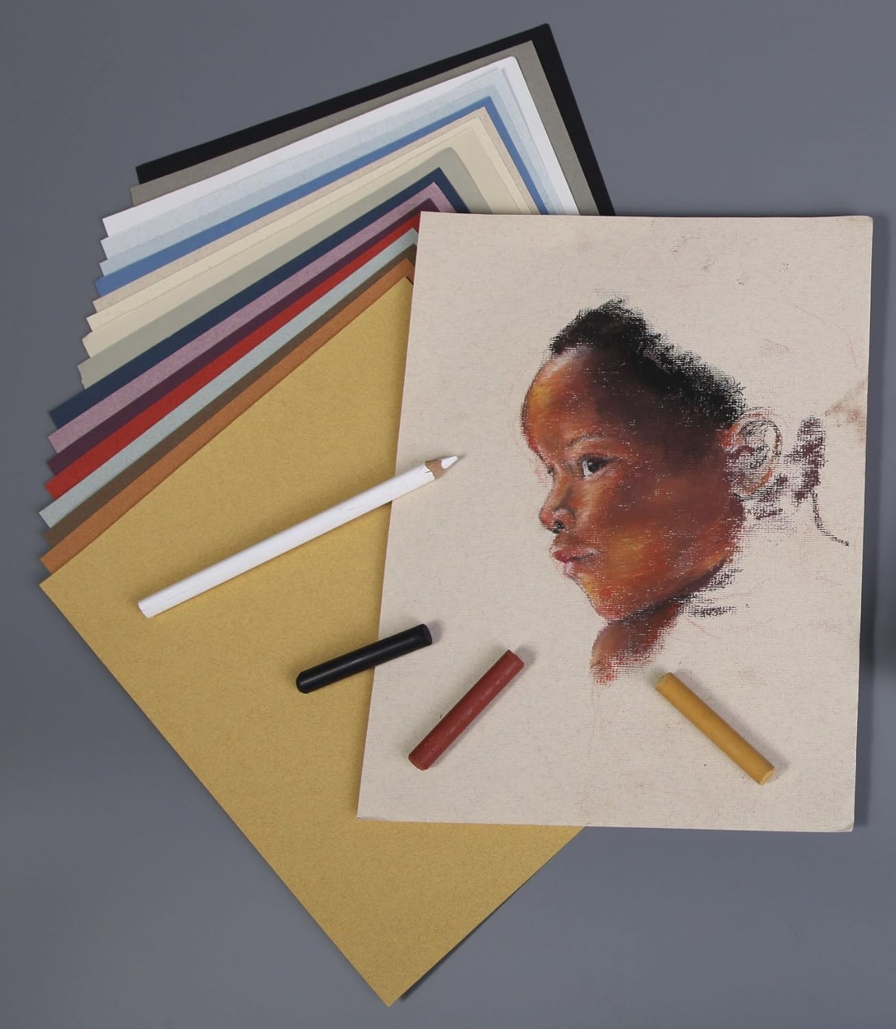 Thumbnail 6 de Clairefontaine 96587C Ingres Pastel Colour Wirebound Pad (25 Sheets) 24 x 30cm