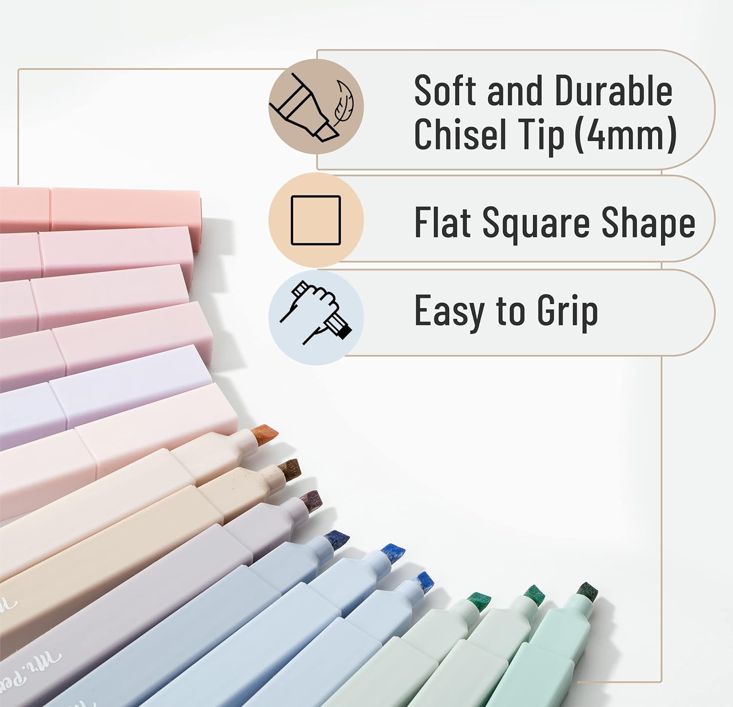 Detalle de Mr. Pen Highlighters, 16-Pack