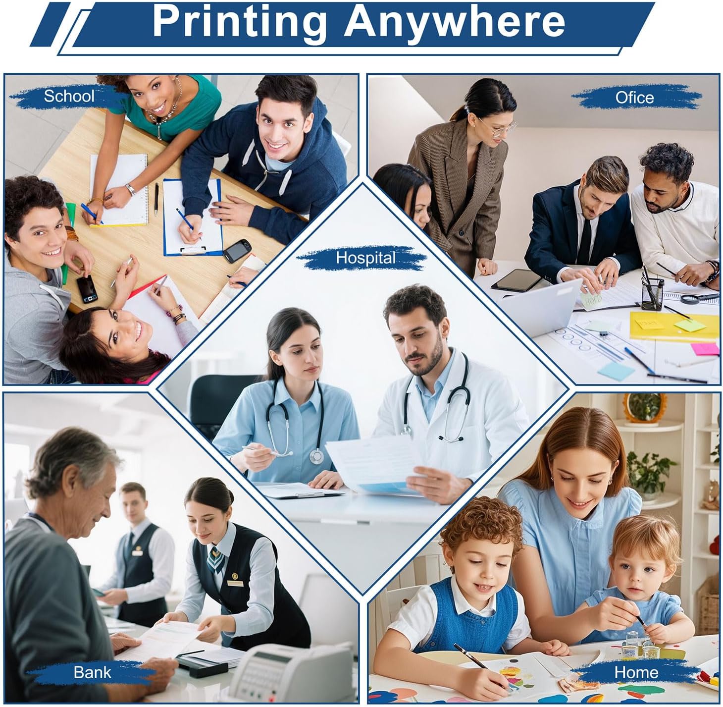Thumbnail 5 de M4U SM4Y Cartouches de Toner Noir 220A avec Puce – Lot de 2 compatibles Color Laser Jet Pro 4302/4202