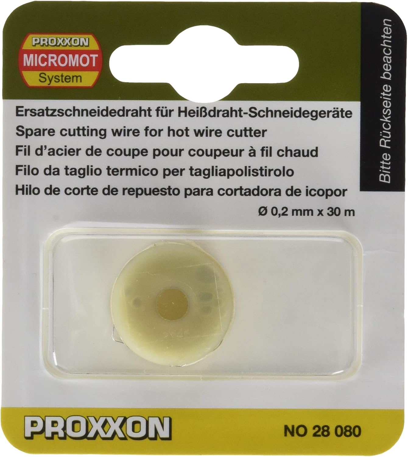 Detalle de Proxxon 28080 reservesnijdraad voor THERMOCUT 230/E, NiCr 8020, 98 voet