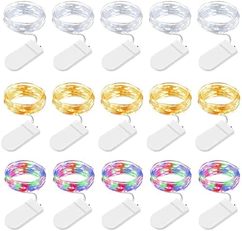 Detalle de BROTOU YS-0002DE led-lichtslingers, 15 stuks van 2 m met 20 leds