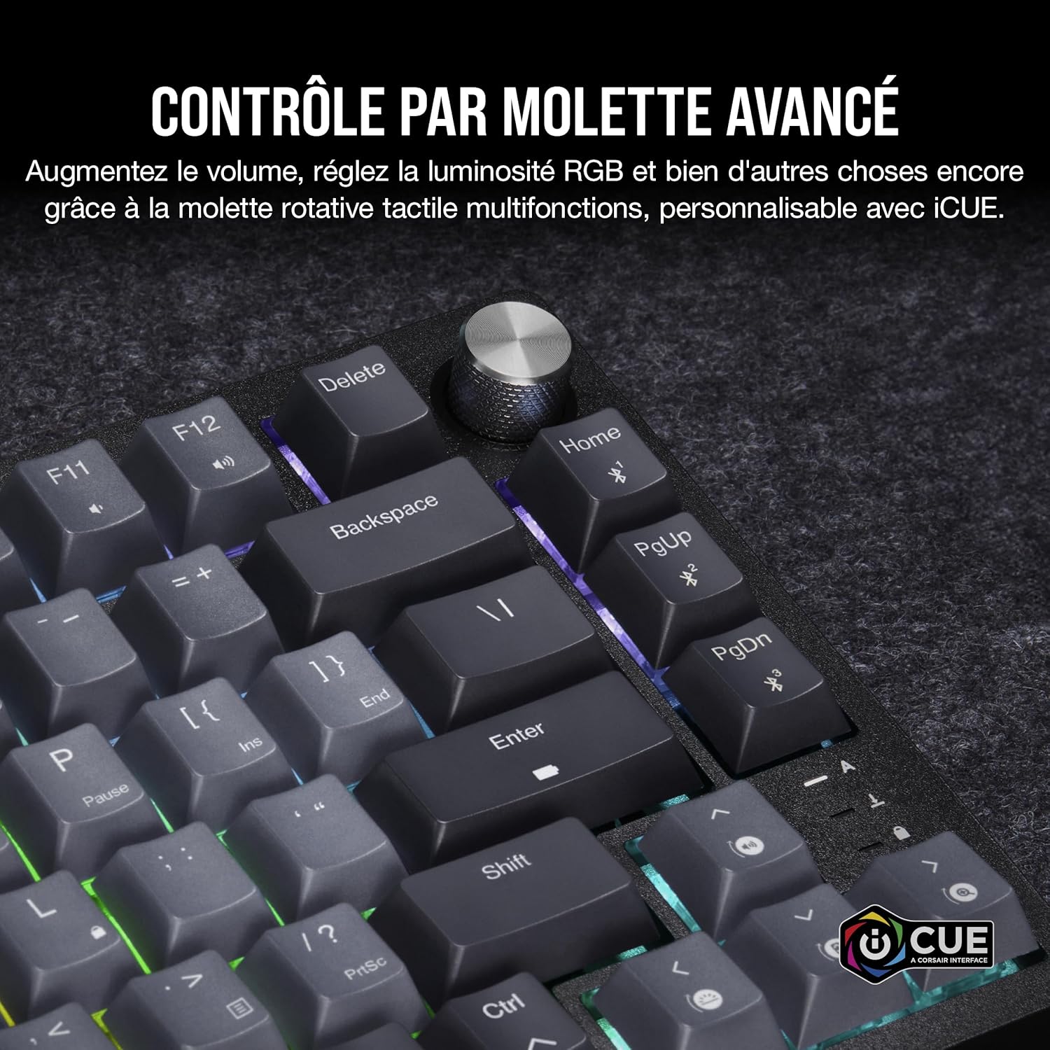 Thumbnail 5 de Corsair K65 Plus Wireless clavier mécanique 75% AZERTY ⌨️