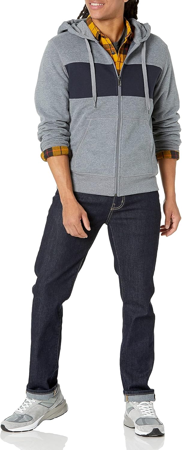 Thumbnail 3 de Amazon Essentials Herren Fleece-Kapuzenpulli mit durchgehendem Reißverschluss (Big & Tall)