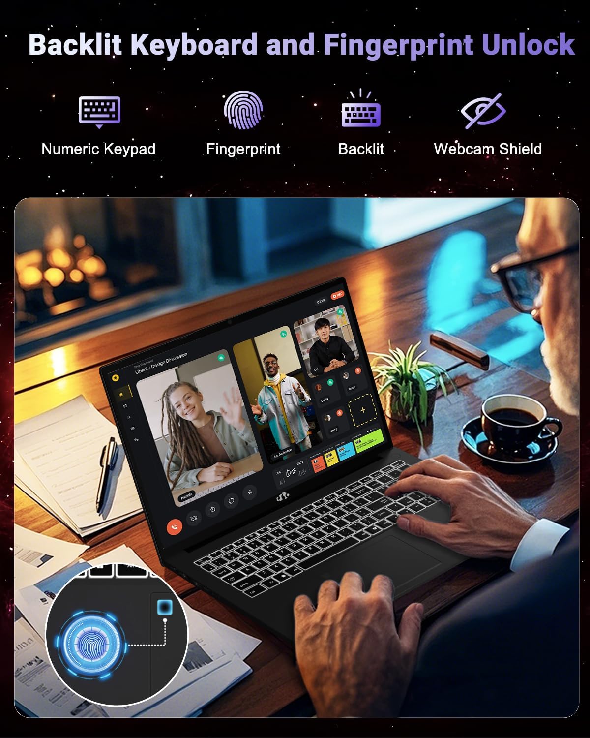 Detalle 2 de NIMO Gaming Laptop 17.3-inch