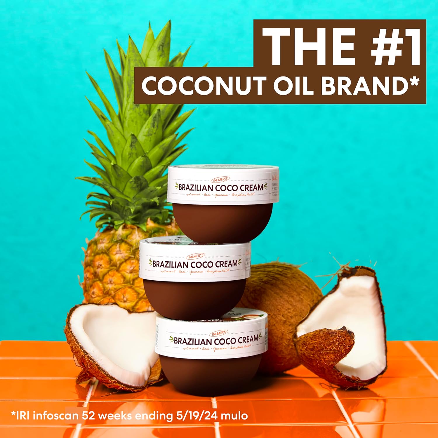 Thumbnail 6 de Palmer’s Coconut Oil Formula Brazilian Coco Cream with Vitamin E (Whipped Bum, Bust & Body Cream) 8.8 fl oz