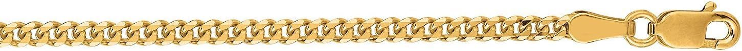 Detalle 2 de Collana a catena in oro giallo 585 14K, 2 mm, unisex – 40–60 cm