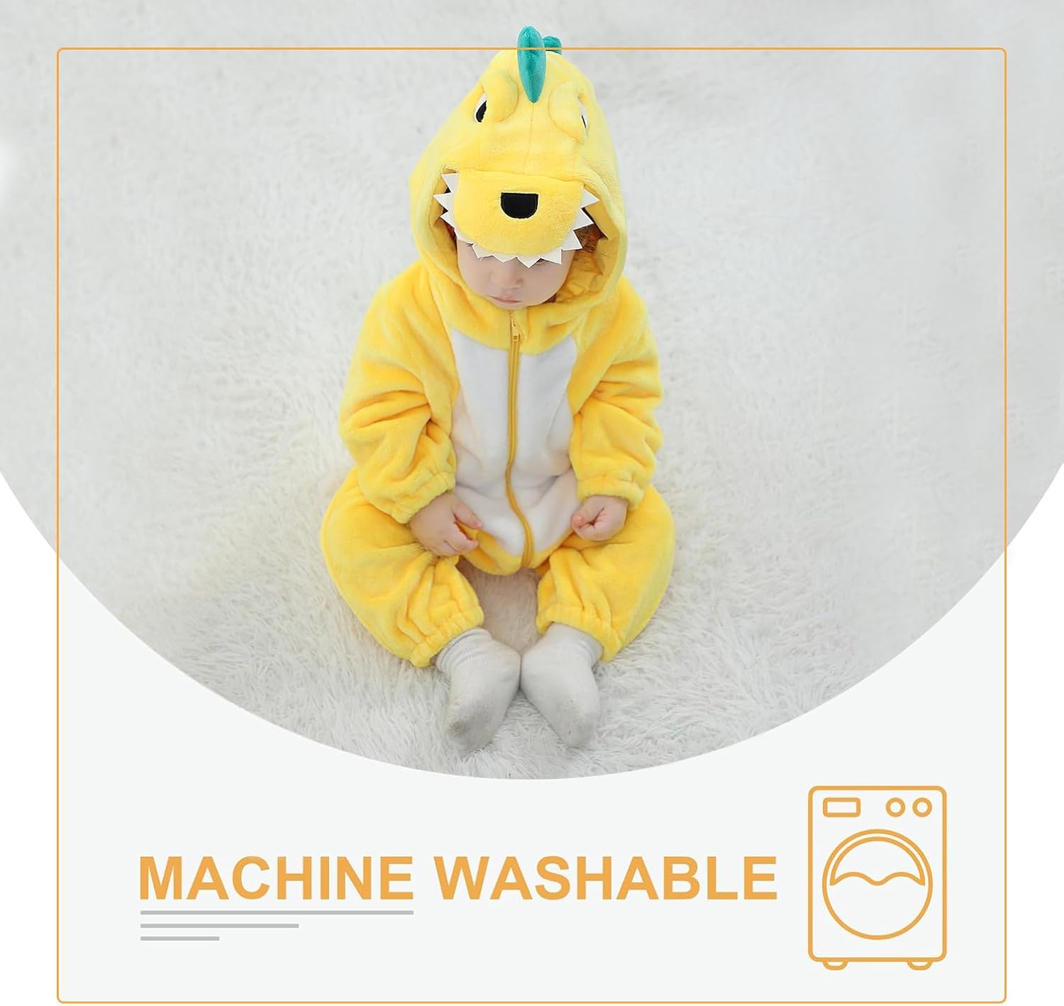 Thumbnail 6 de Toddler Dinosaur Costume in Polyester Flannel