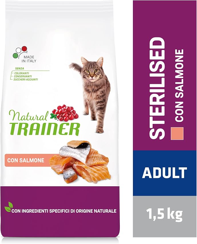 Thumbnail 1 de Trainer Natural TR Gato Adult Sterilised Salmón 1,5 kg 🐱