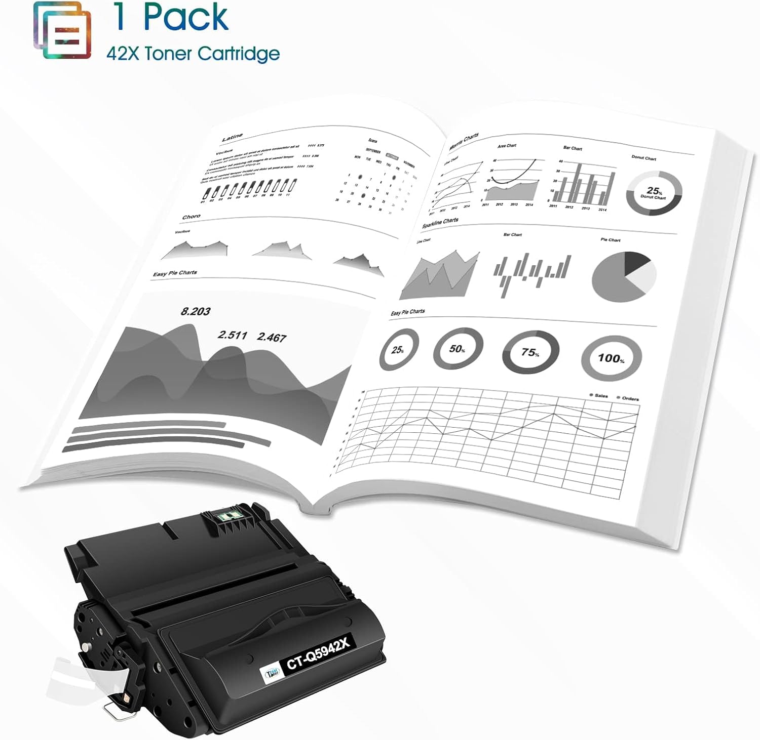Detalle 2 de Q5942X Black Toner Cartridge