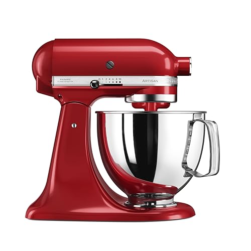 Detalle de KitchenAid 4.8 Litre Artisan Stand Mixer – Empire Red (5KSM125)