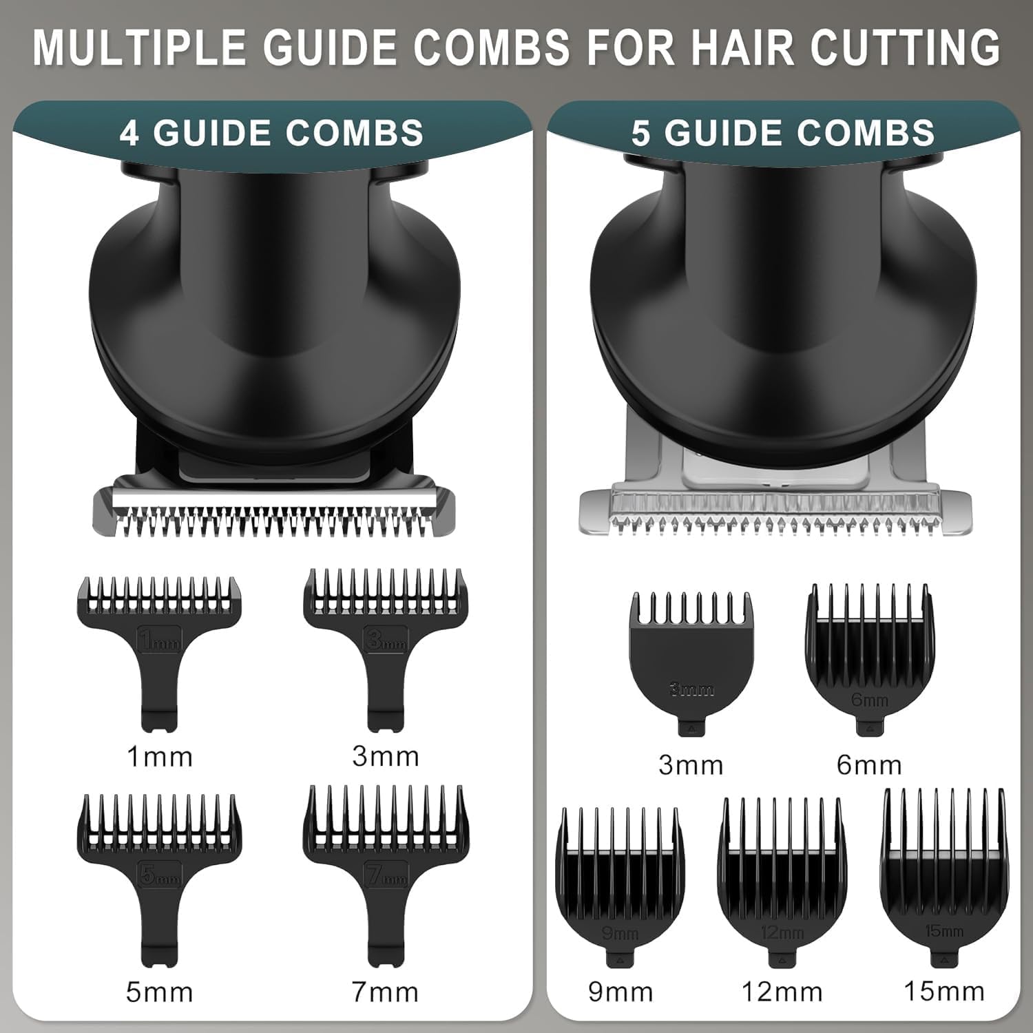 Thumbnail 2 de Hatteker 8-in-1 Professional Men’s Grooming Kit (cordless zero-gapped T-blade trimmer + clipper + body, nose & ear trimmers), IPX7