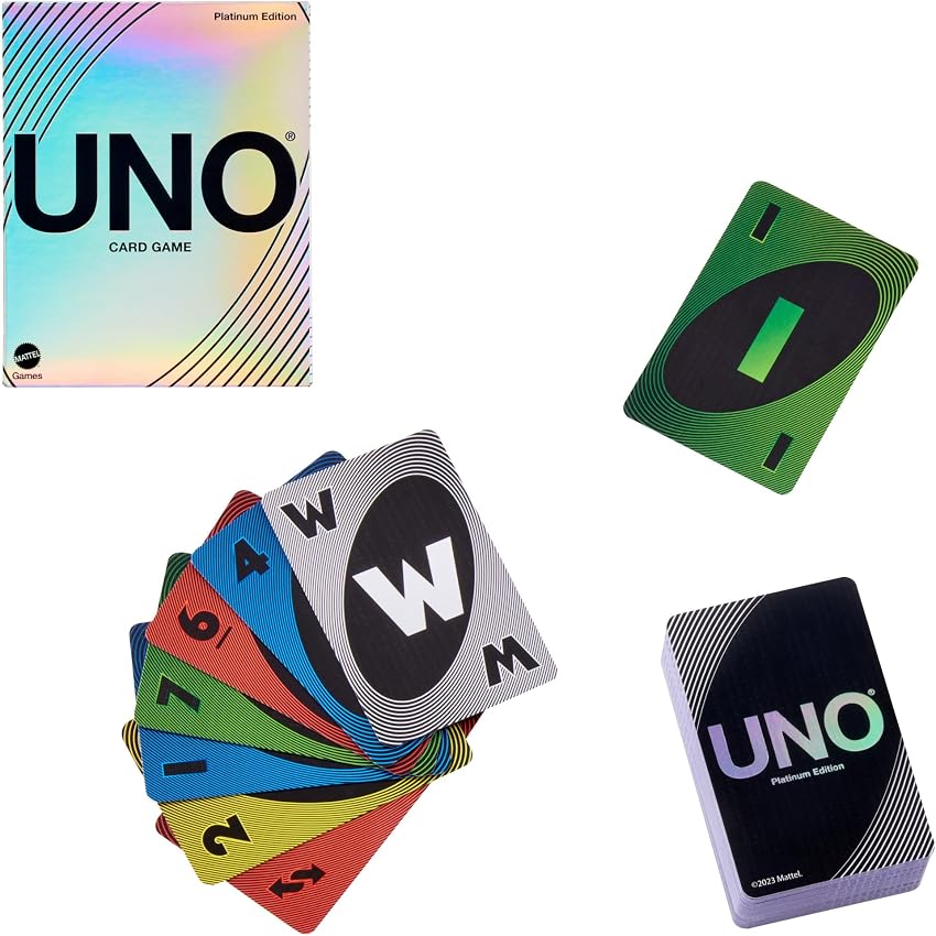 Thumbnail 5 de Mattel Games UNO Edición Platino HPY61 🃏