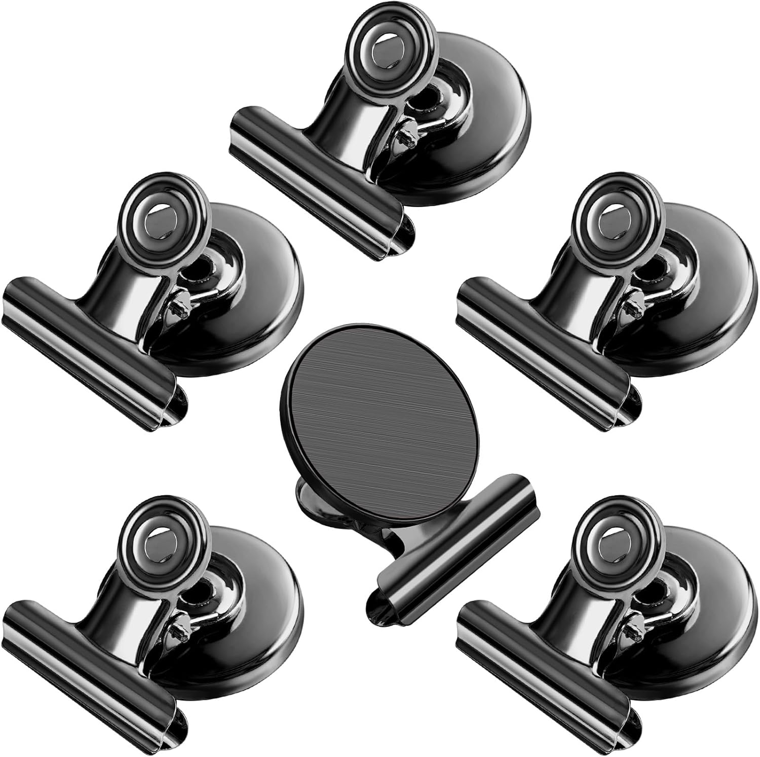 Thumbnail 6 de FINDMAG fridge magnets clip 6-pack – heavy-duty magnetic clips for whiteboards, fridges and photos