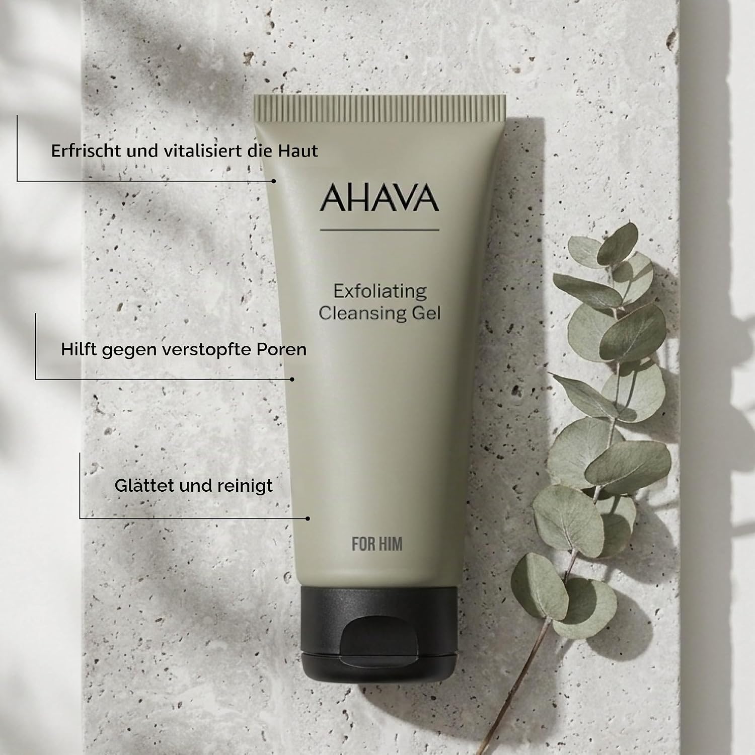 Thumbnail 2 de AHAVA Men Exfoliating Cleansing Gel – 100 ml