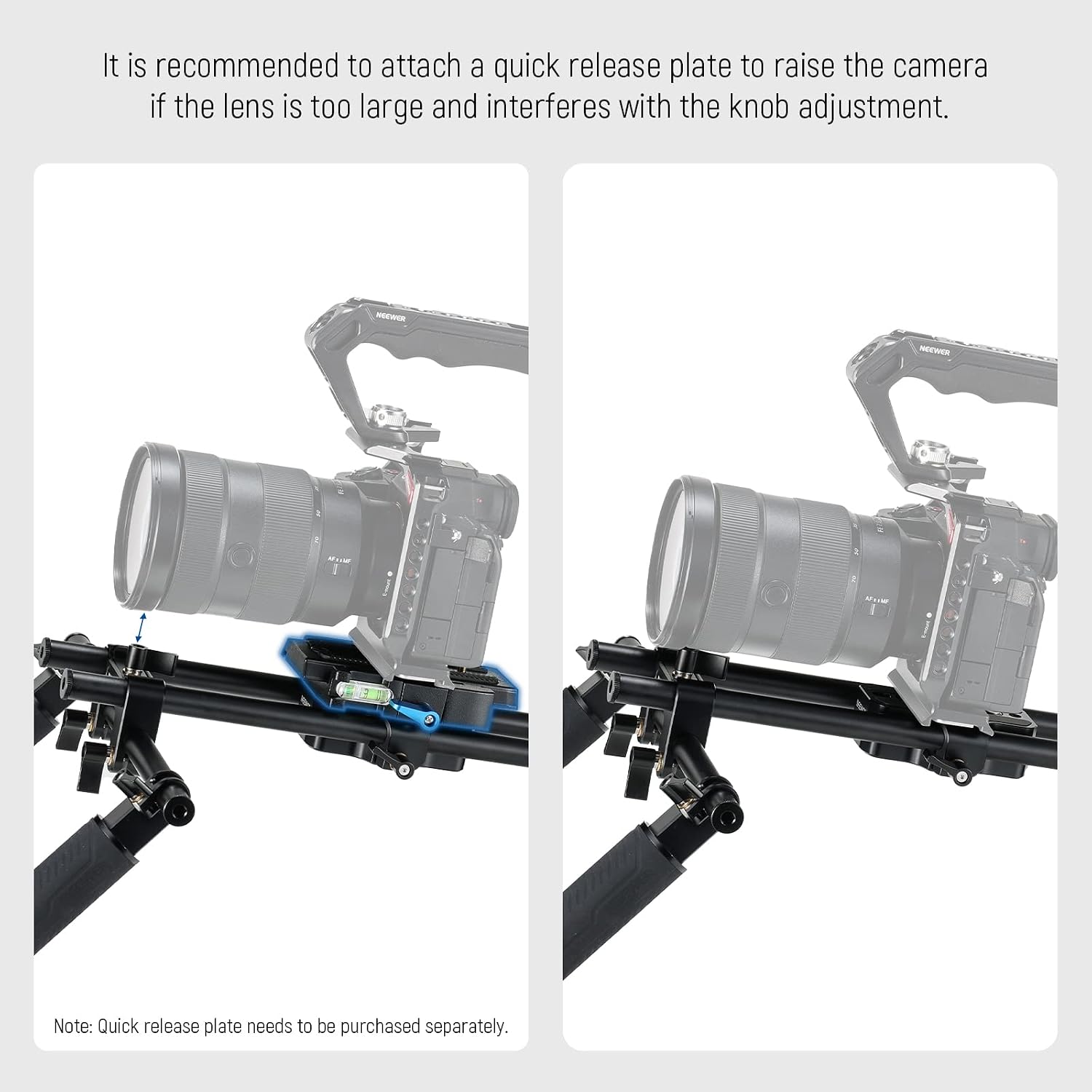 Thumbnail 6 de NEEWER SR004 : kit d’épaule universel avec varilles 15 mm (40 cm) pour stabiliser une caméra