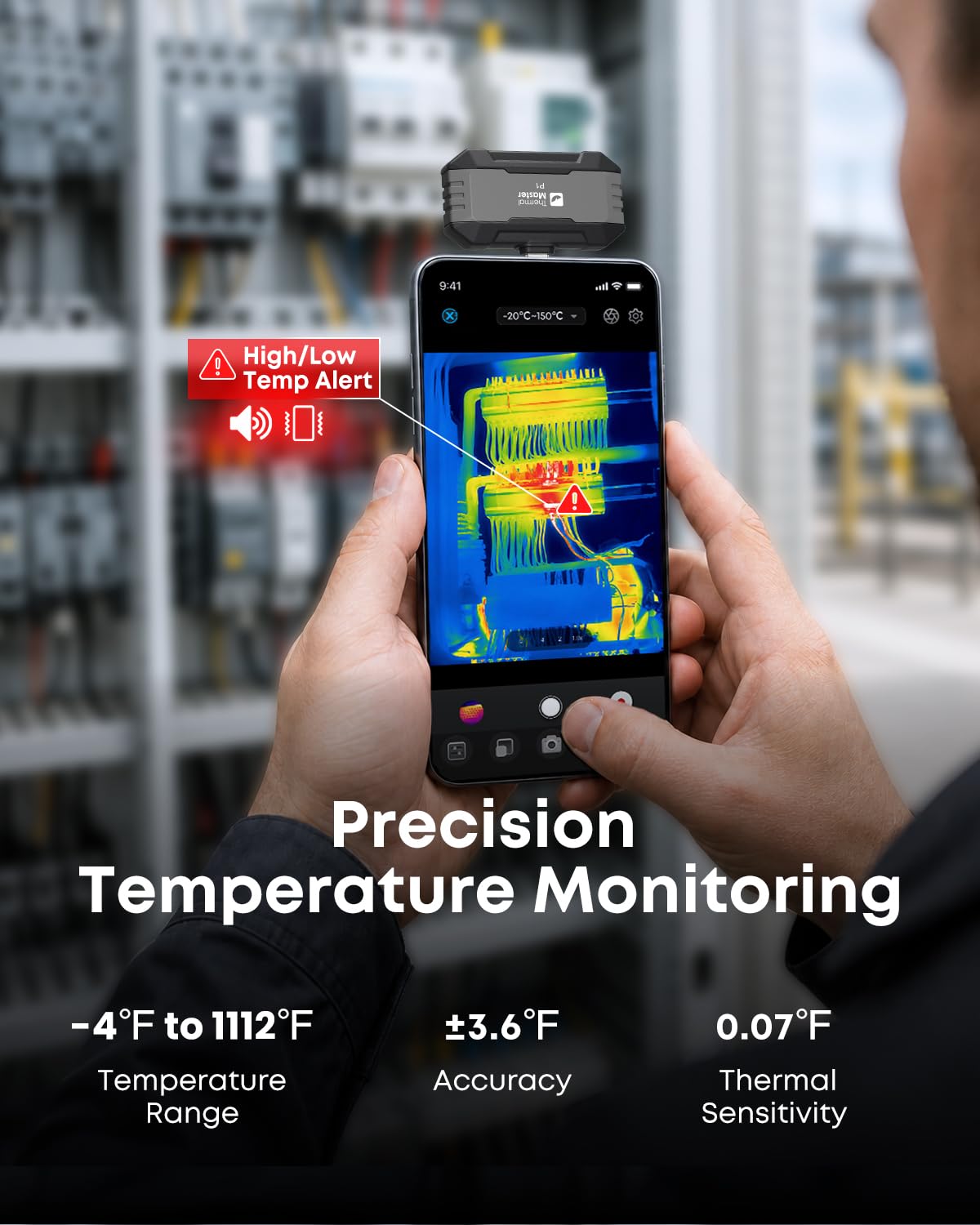 Detalle 2 de Thermal Master P1 for USB-C Device Thermal Camera, 320×240 Super Resolution