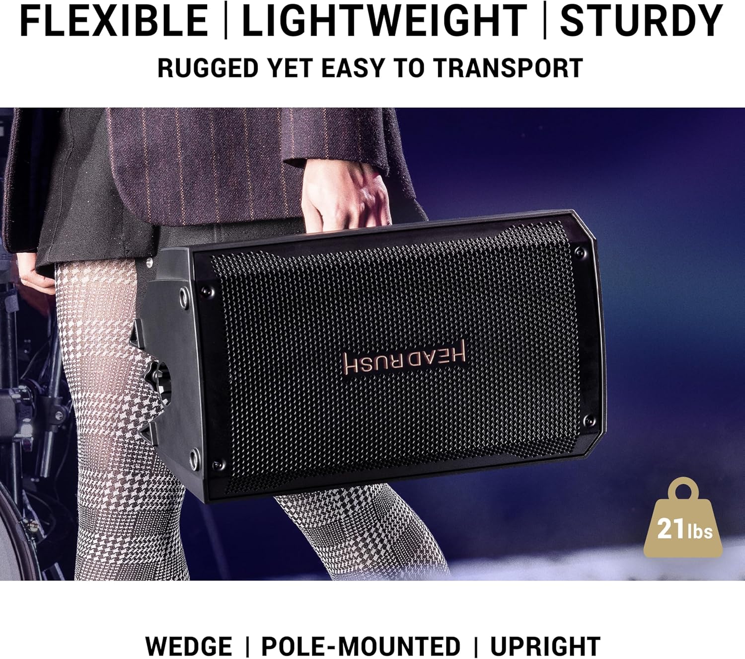 Detalle 2 de HeadRush FRFR108 MKII 2000W FRFR Speaker with Bluetooth