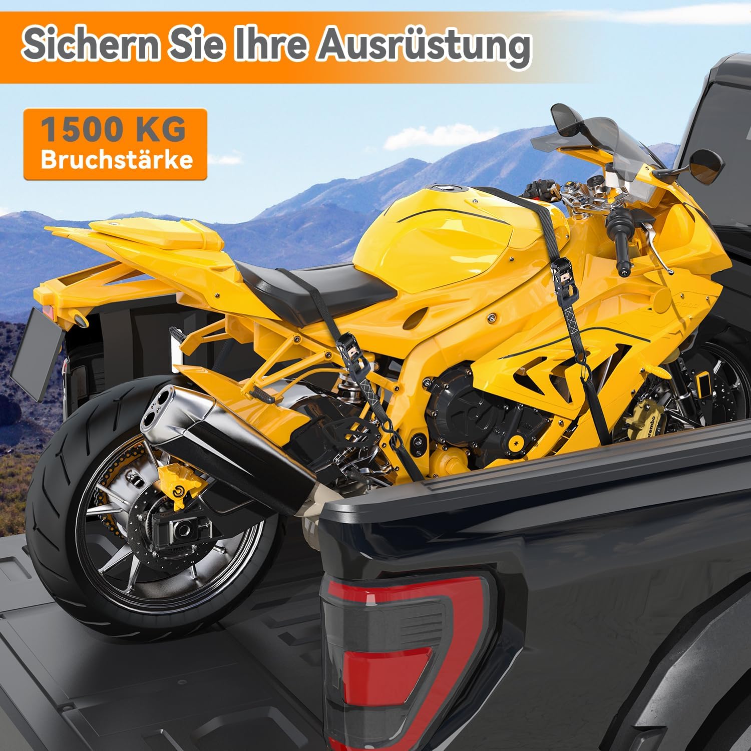 Thumbnail 5 de Ohuhu Spanngurte Ratsche 4,6 m 1500 kg đ