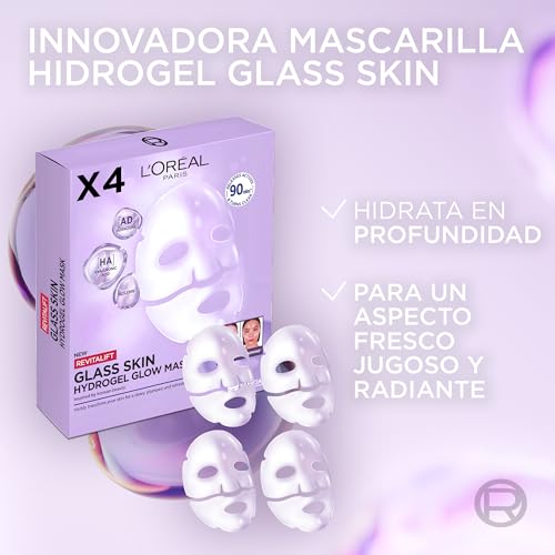 Thumbnail 2 de L'Oréal Paris Revitalift Filler Glass Skin Mascarilla Facial Hidrogel – Pack 4