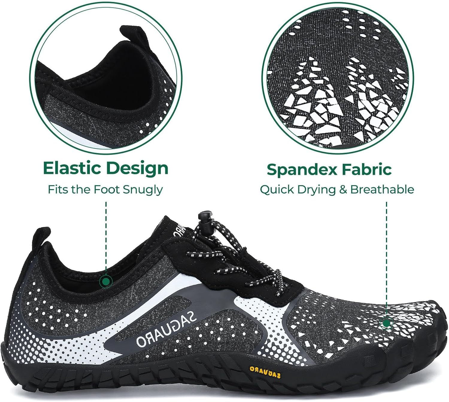 Thumbnail 2 de SAGUARO Homme/Femme Chaussure minimaliste légère antidérapante pour trail, running et fitness (EU 35 à 48)