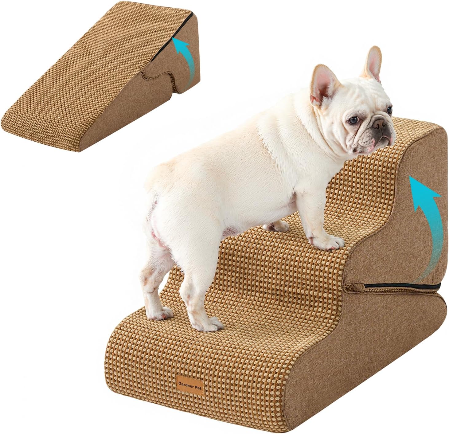 Thumbnail 6 de Gardner Pet 2-in-1 Dog Steps 3-step Grey