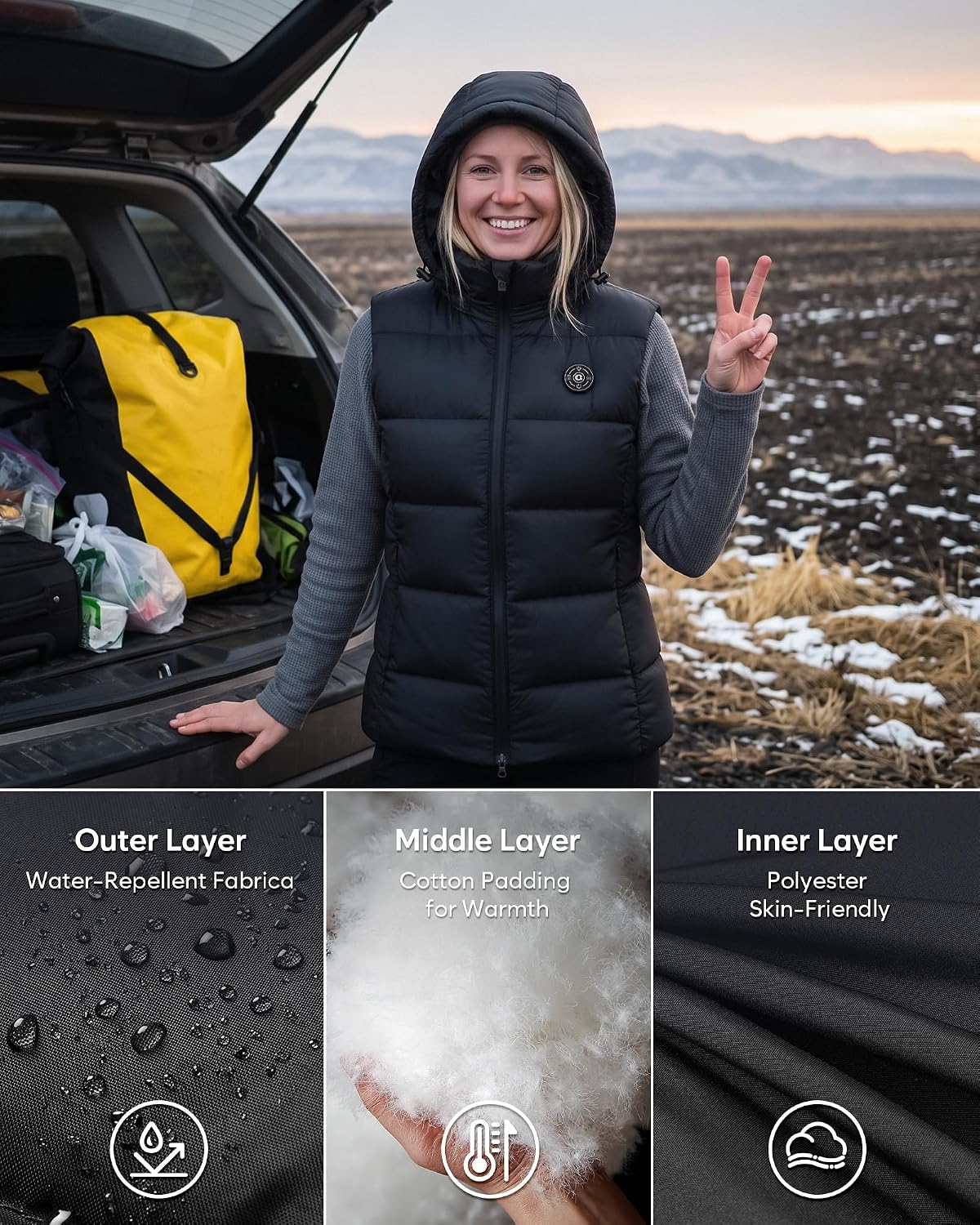 Thumbnail 6 de Women's Heated Vest with 15 Heating Zones