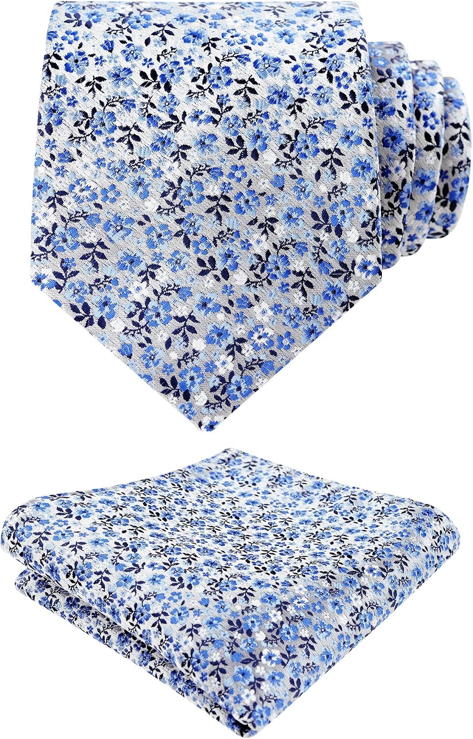 Alizeal Mens tie set 8cm floral