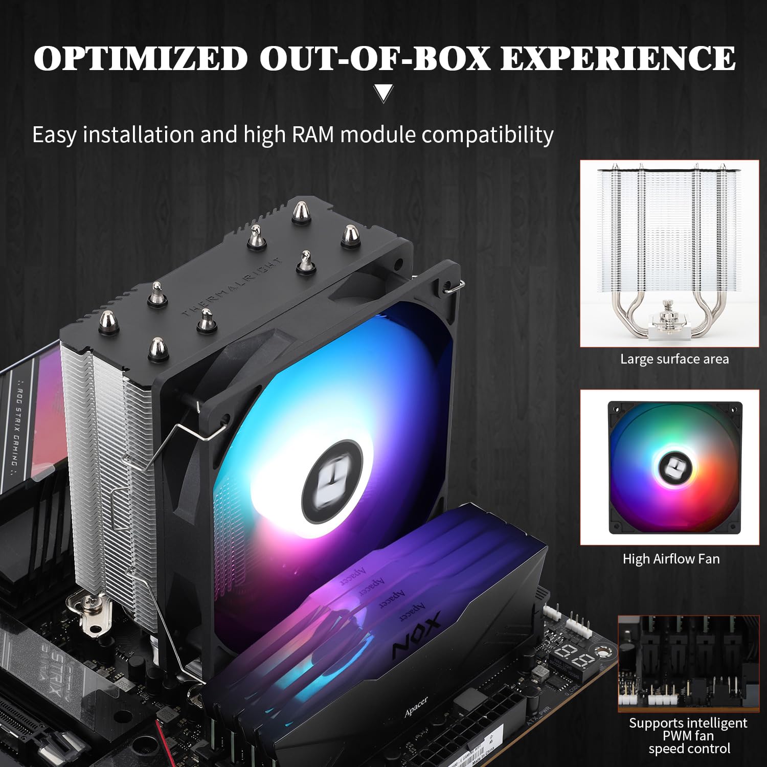 Detalle de Thermalright Assassin X 120R SE V2 1550RPM cooler