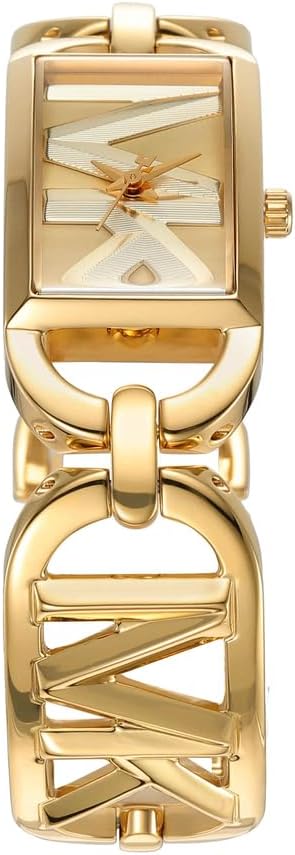 Detalle de Michael Kors Orologio Empire da donna in acciaio inox, cassa rettangolare e movimento al quarzo