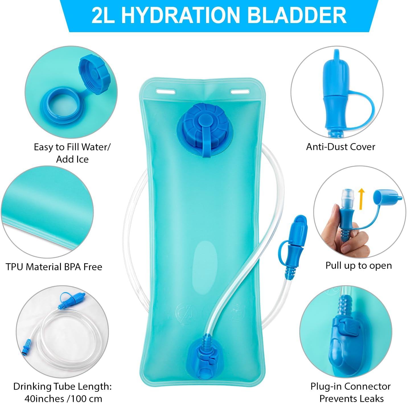 Thumbnail 1 de Hydration Backpack 2L Lightweight Running Vest