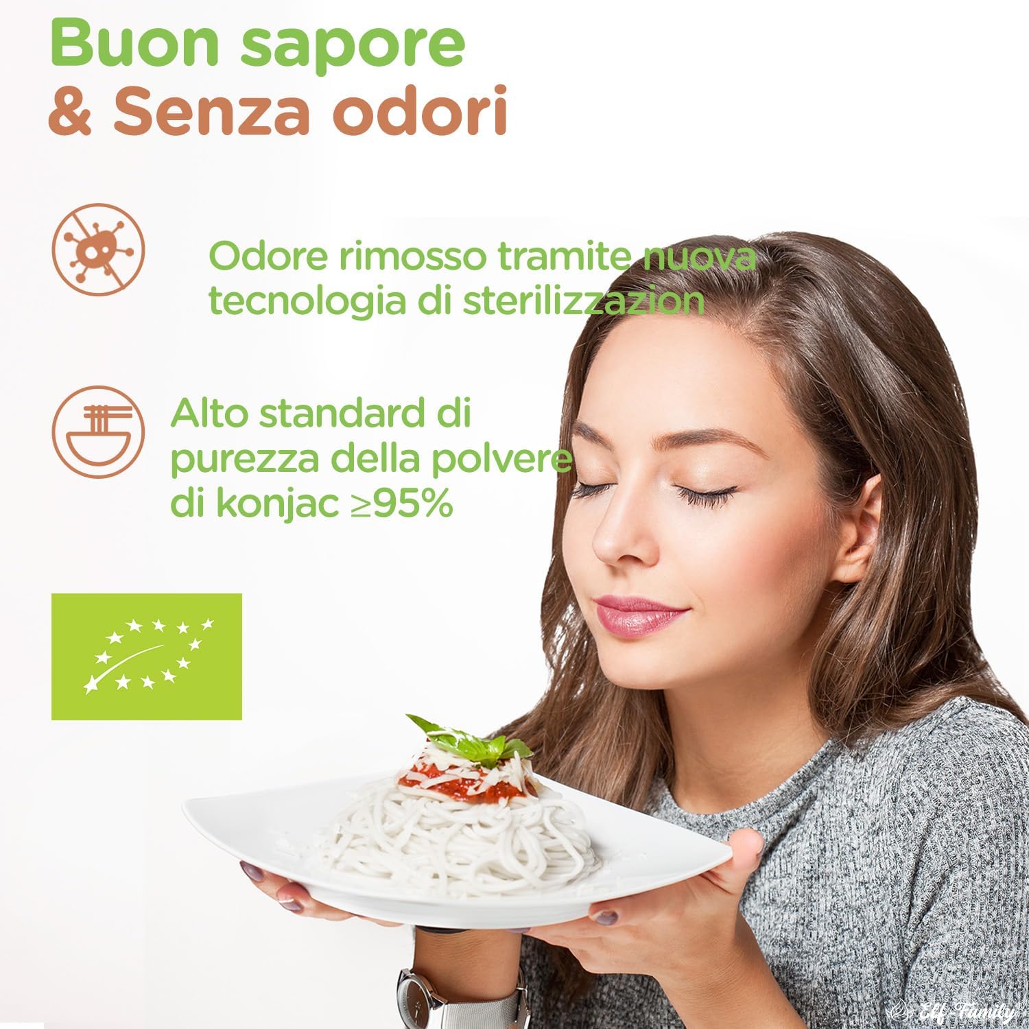 Thumbnail 3 de Elf-family Bio Pasta di Konjac 270 g ×6 Scatole — Shirataki Noodles 🍝
