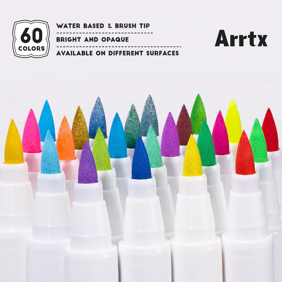 Thumbnail 4 de Arrtx Acrylstifte für Steine wasserfest 60 Farben