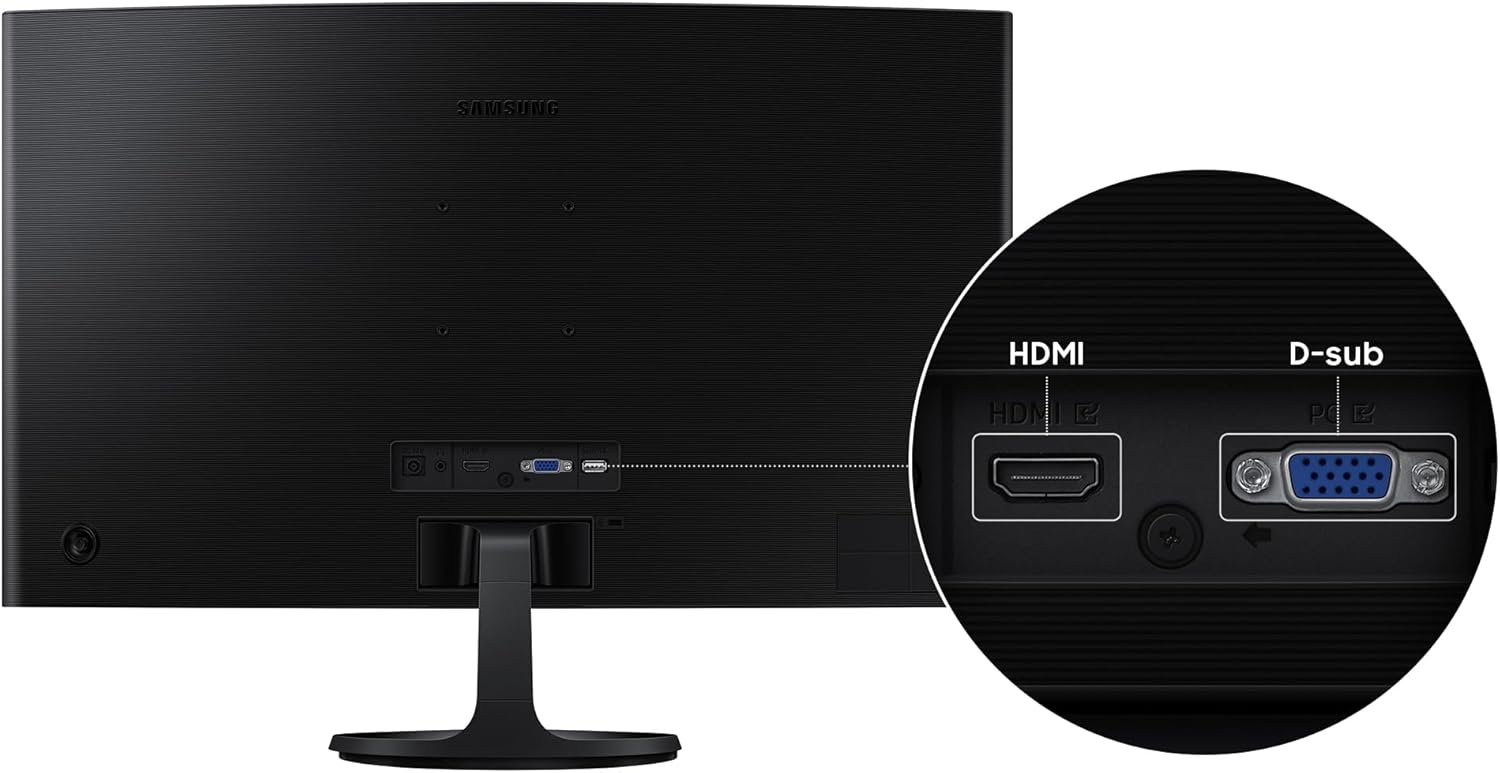 Thumbnail 5 de Samsung 27" Essential S3 (S36GD) Curved Monitor — FHD 1800R, 100Hz, Eye Saver Mode, Game Mode (LS27D36CGANXZA)