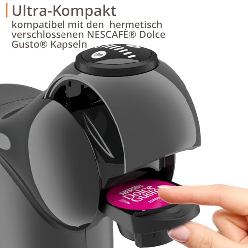 Detalle de KRUPS Nescafé Dolce Gusto Genio S by KRUPS KP243B – Ultra-kompakt, 15 bar, über 30 Getränke