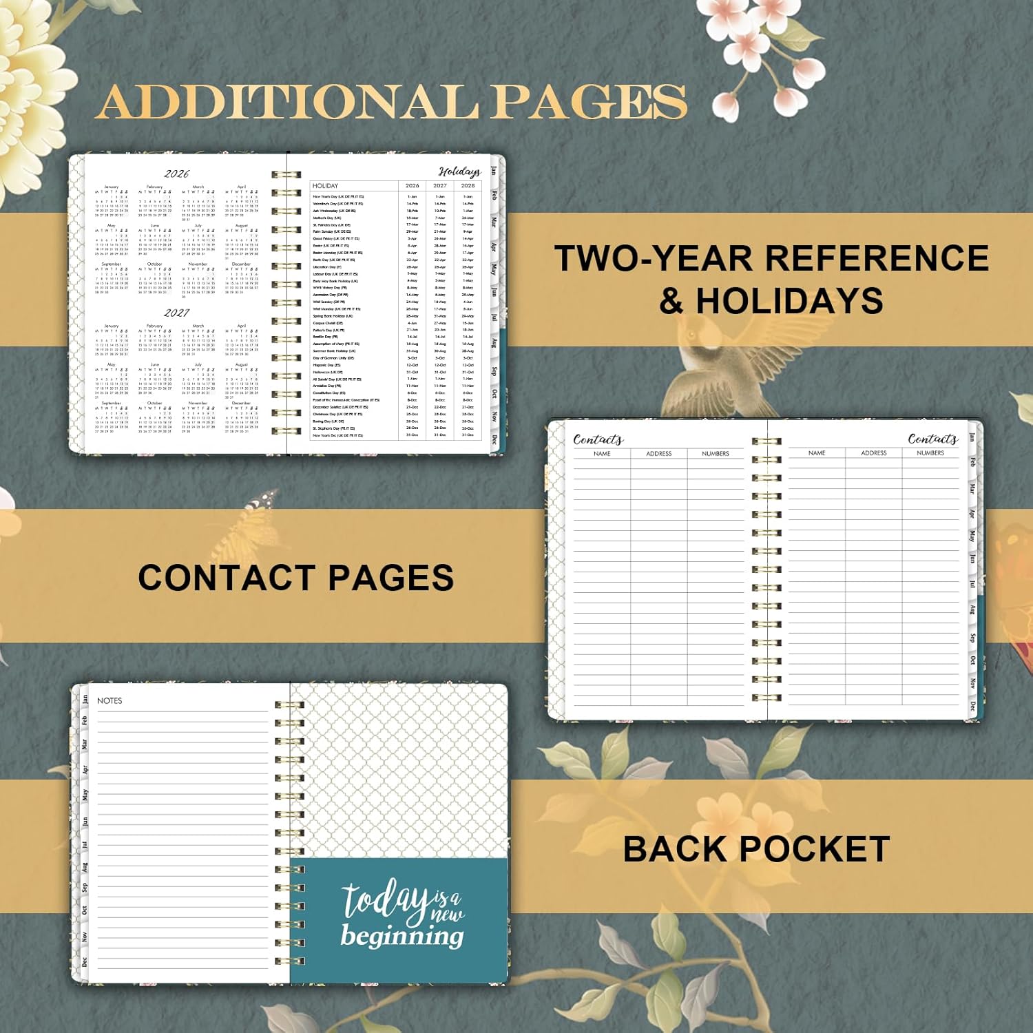 Thumbnail 5 de Diary 2026 A5 week-to-view diary 21.5×15.5cm 📒