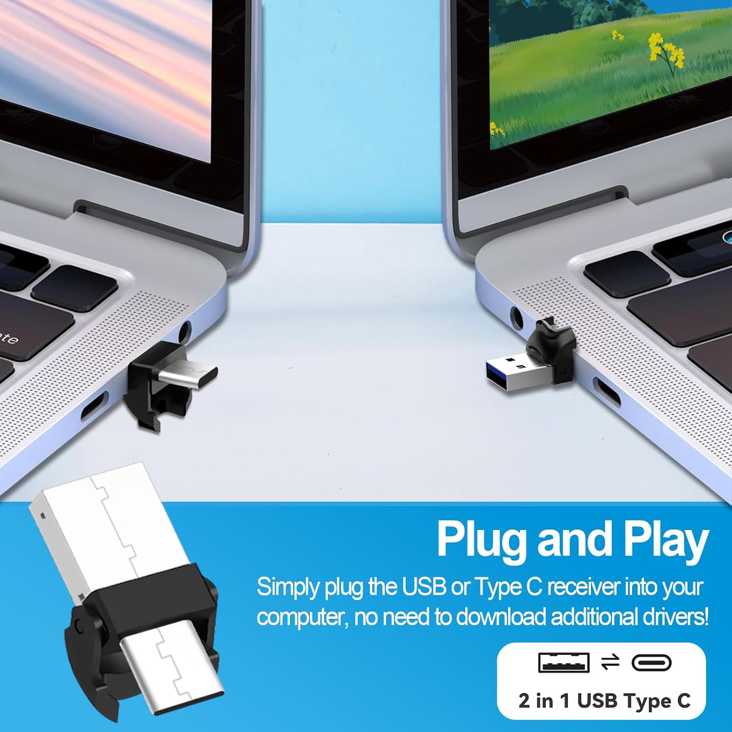 Thumbnail 3 de 2-in-1 USB Type-C Presentation Clicker 328 ft