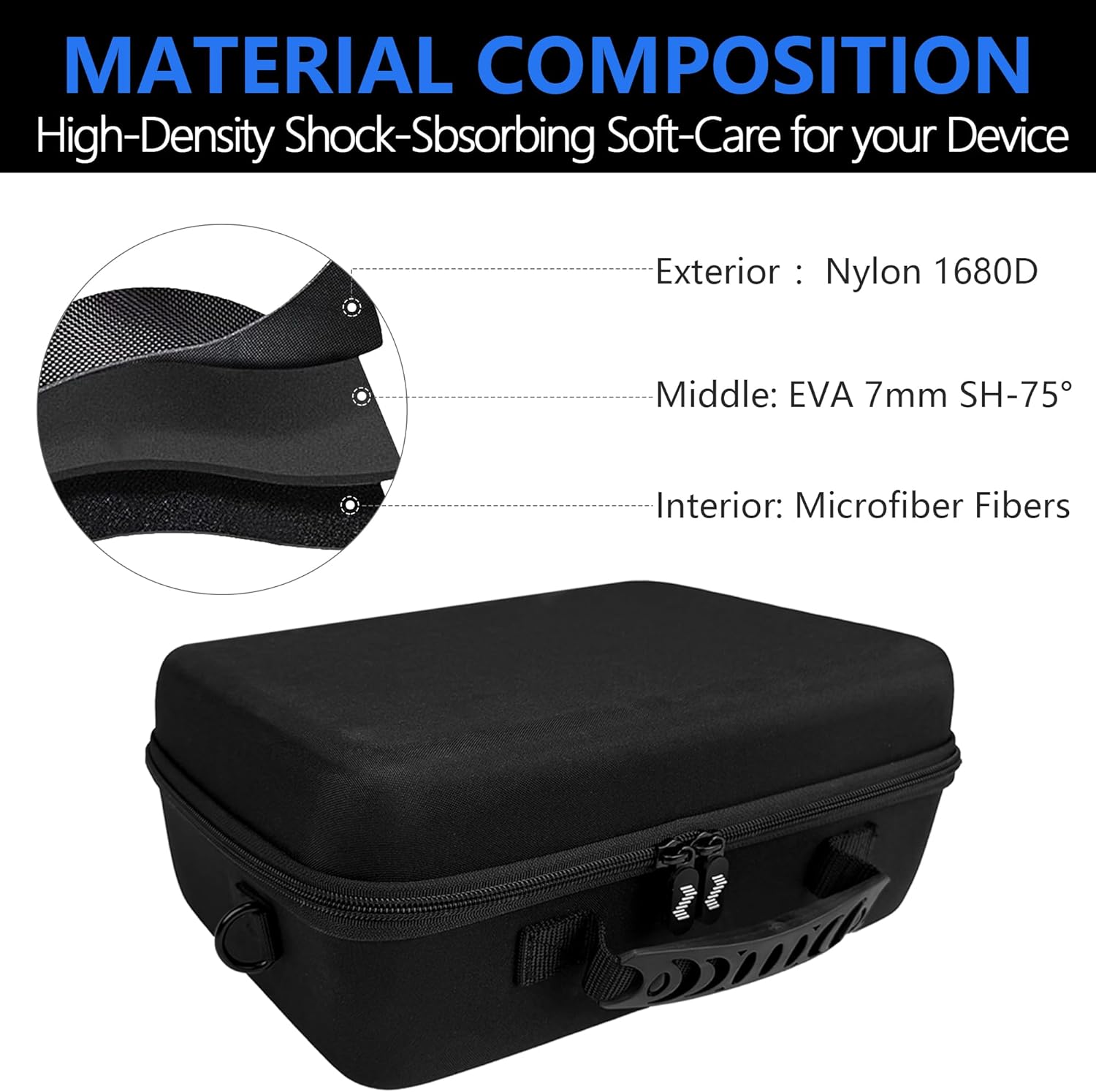 Detalle de Musiin Vocal Performer Case for Boss VE-500 / RC-500