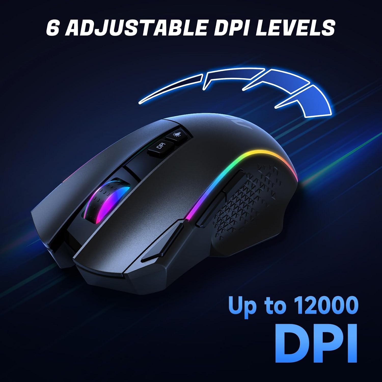 Detalle de AOC Wireless Gaming Mouse, 12,000 DPI