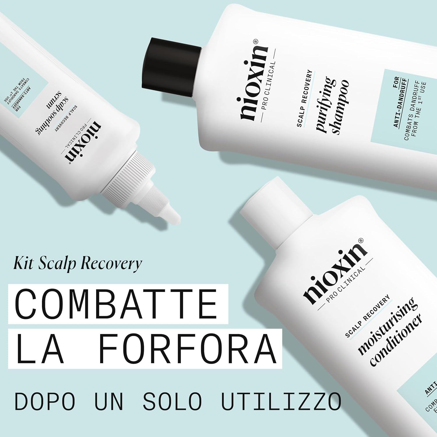 Thumbnail 2 de Nioxin Scalp Recovery Purifying Shampoo per cuoio capelluto irritato, azione antiforfora, 200 ml