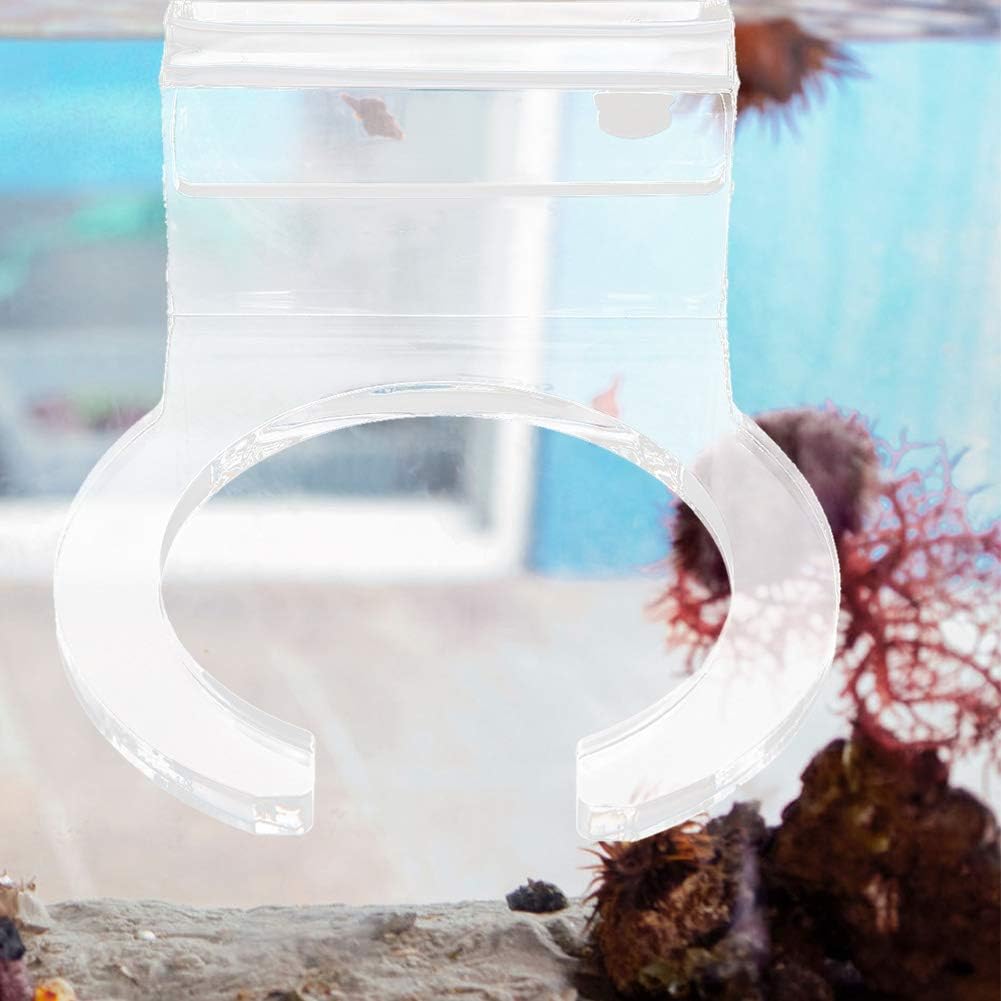 Thumbnail 1 de Tiiyee 4 inch Aquarium Filter Sock Mount Bracket (Acrylic) for Pre-sump Felt Bags